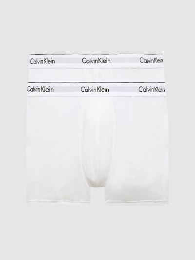 Calvin Klein Underwear HU689980 | Calvin Klein Modern Cotton Plus Size 2 Pack Férfi Rövidnadrág Fehé